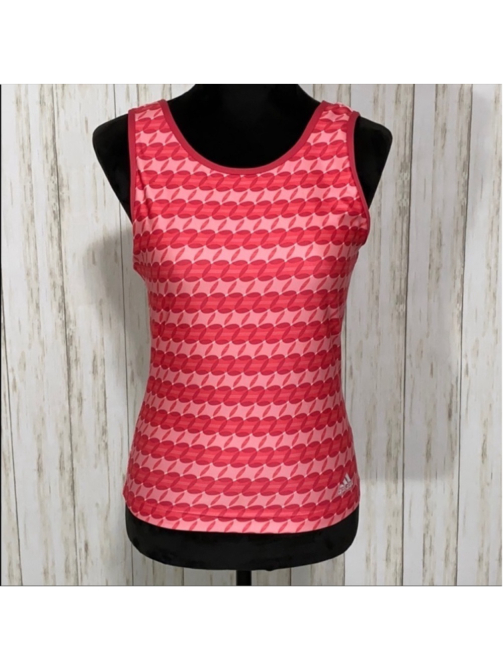 Adidas Climalite Athletic geometric tank top size Medium